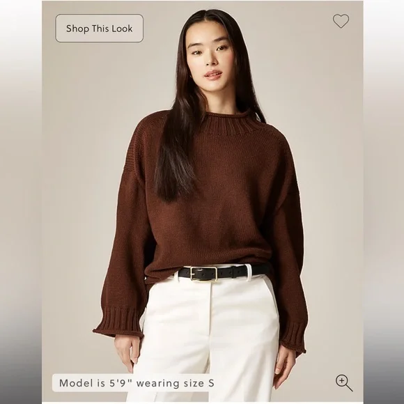 NWT J. Crew 2025 Rollneck™ sweater - Picture 4 of 4